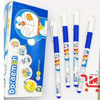 Hộp 20 Cây Bút Gel DORAEMON THIÊN LONG GEL-012/DO Mực Tím Tươi Sáng, Chất Lượng Tốt/Bút Thiên Long Chính Hãng