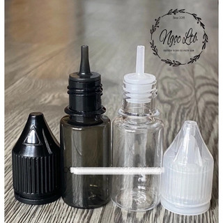 Lọ nhựa chiết mực xăm (10 lọ)