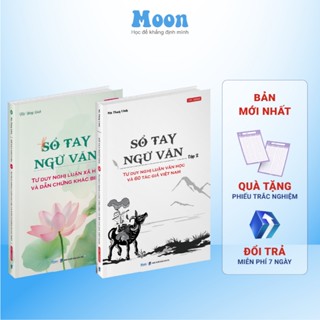 Sách - Sổ tay ngữ văn - Tư duy nghị luận xã hội, Nghị luận văn học  - Moonbook