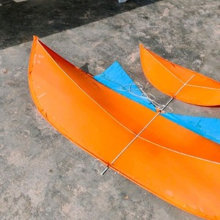 Diều mẹ bồng con 1m làm từ cap quang và vải chống nước