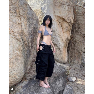 SET ĐỒ BƠI BIKINI PHỐI ĐINH TÁN - ULTRAVIOLENCE BIKINI (GREY)