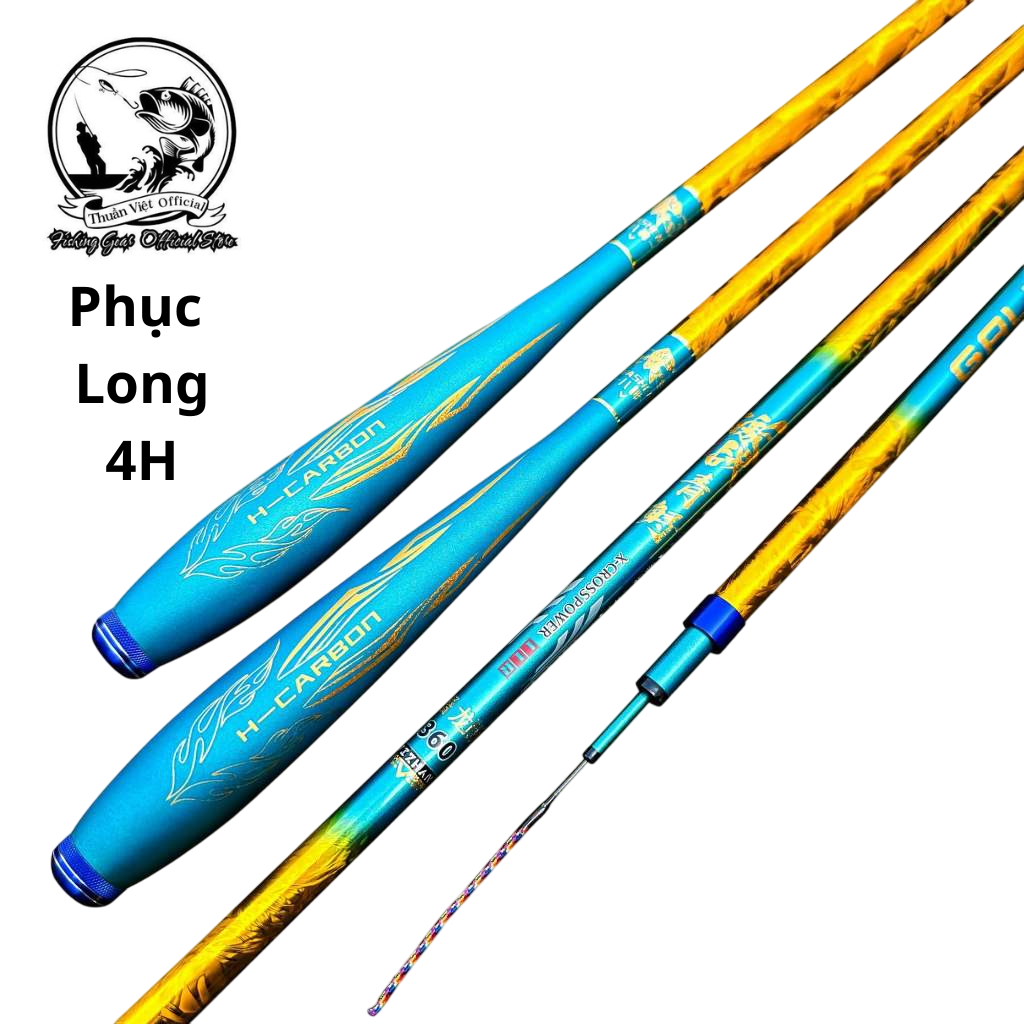 Cần câu tay Phục Long 4H chuyên câu rô diếc