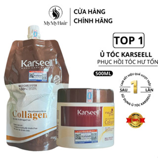  Kem ủ Tóc Phục Hồi KARSEELL Maca 500ml Mượt Tóc Giảm Rụng 