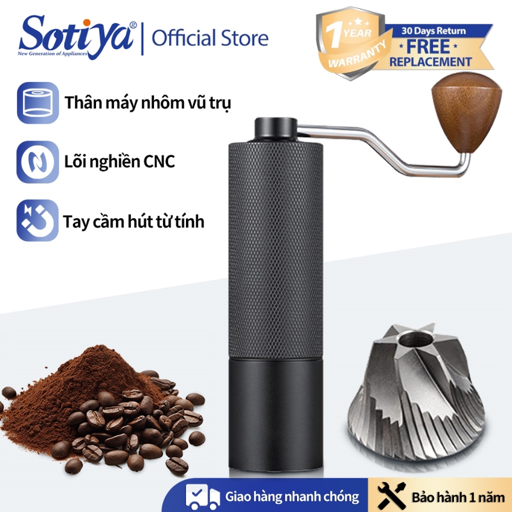 Máy xay cà phê mini thép không gỉ, máy xay cà phê cầm tay đa năng chất lượng cao