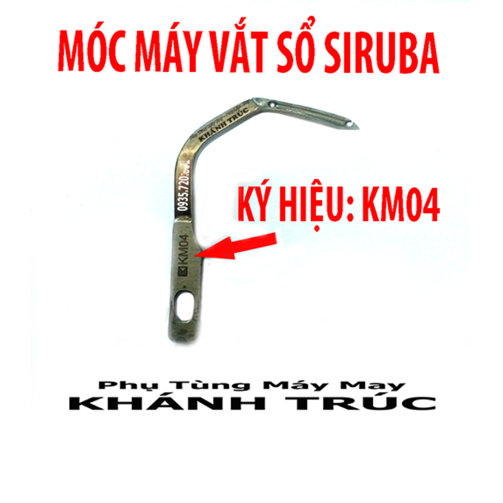 KM04 Móc MÓC XÍCH TỐT vắt sổ SIRUBA máy vắt sổ công nghiệp