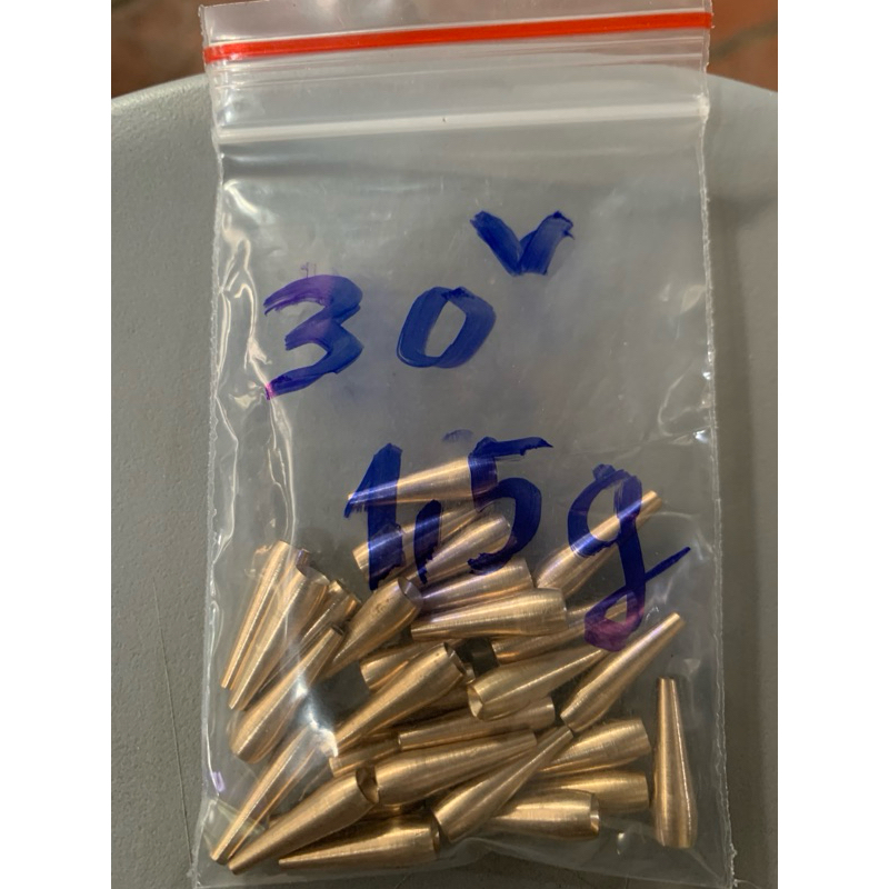 sét 30 viên chì đồng câu lure