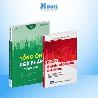  Combo 02 Sách cô Trang Anh : Tổng ôn ngữ pháp tiếng anh và 2000 English collocation and idioms 
