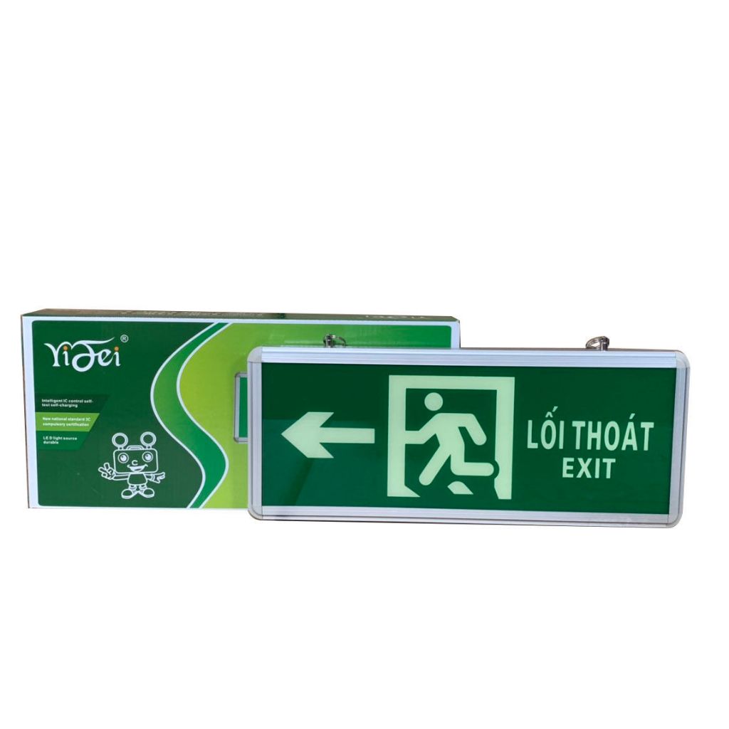 Bảng dạ quang lối thoát exit chỉ trái /phải 2 mặt YF1017