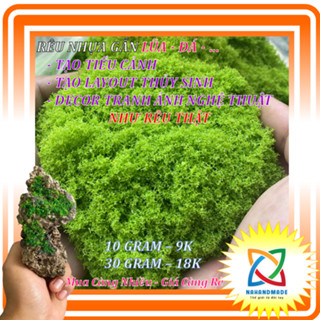  Bột rêu nhựa rêu nhân tạo trang trí gốc cây làm tiểu cảnh sân vườn 
