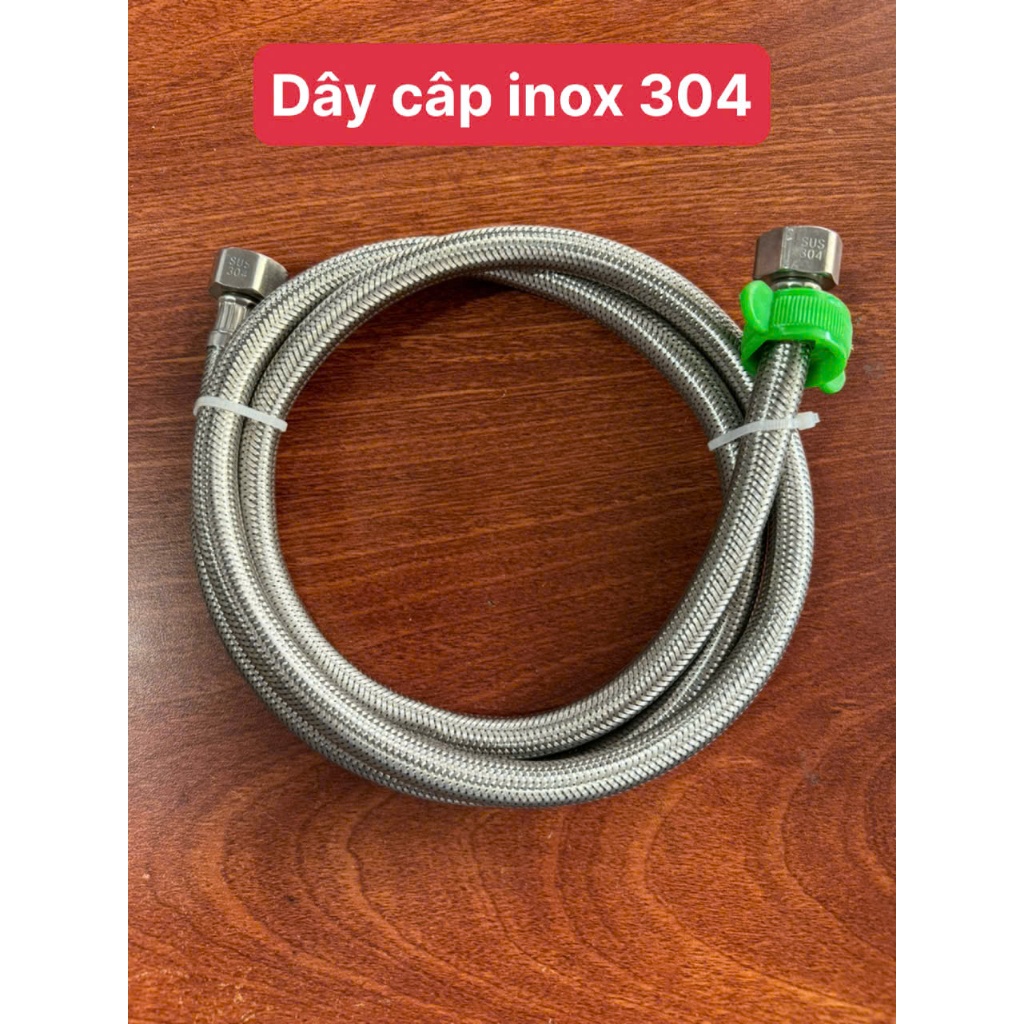 BẢO HÀNH 5 NĂM, DÂY ÁP LỰC CAO, Dây Cấp Nước INOX 304 dài từ 40cm đến 2 mét