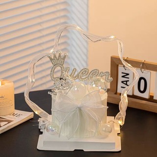10 cái vương miện tròn nhỡ trang trí bánh kem sinh nhật, decor