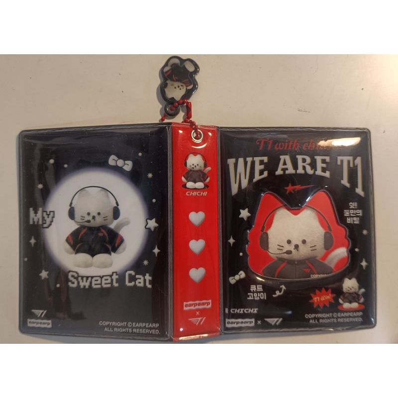 [faker] t1 collect book chính hãng, sổ đựng photocard sưu tầm của t1 x earperb ver meow charm faker 