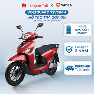 [TRẢ GÓP 0%] Xe Máy Điện YADEA VOLTGUARD Dung Lượng Pin 72V38Ah Chống Nước Bảo Hành 2 Năm - Freeship Toàn Quốc