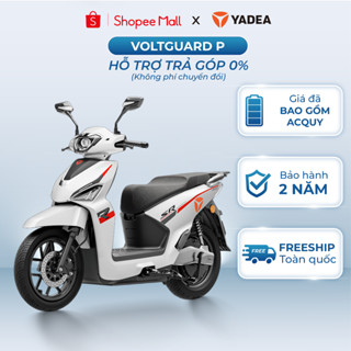 [TRẢ GÓP 0%] Xe Máy Điện Yadea Voltguard P 100Km Một Lần Sạc App Thông Minh - Bảo Hành 2 Năm - Freeship Toàn Quốc