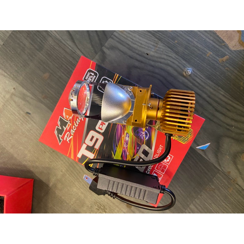 Đèn Bi Cầu T9 Pro M.A Racing Chân H4 lắp zin