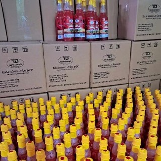 Dấm Hồng Tâm Đức [nguyên thùng 12 chai]