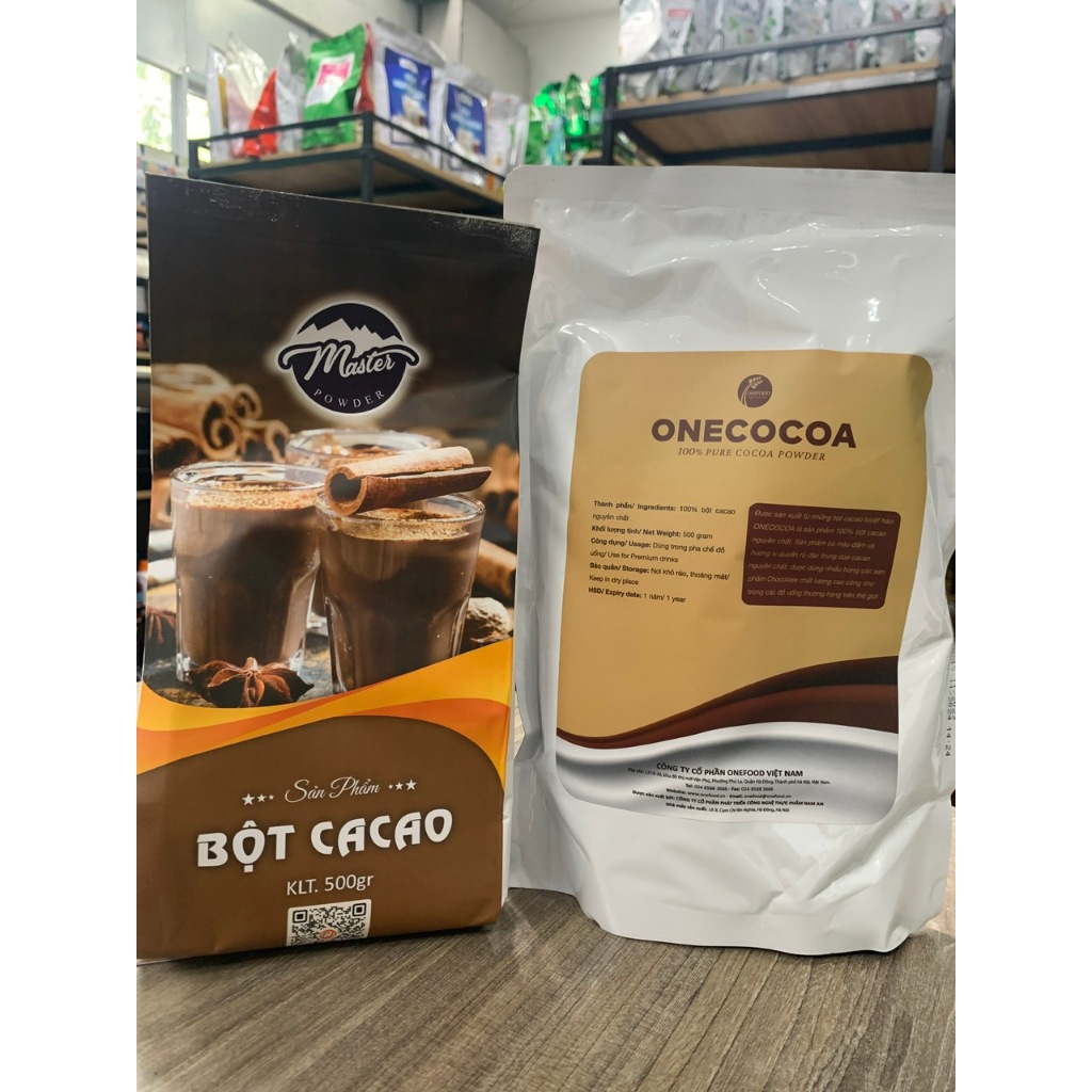 Bột Cacao / Bột one cacao nguyên chất Túi 500g