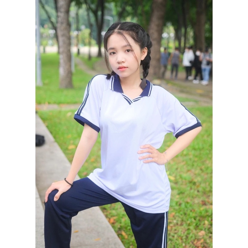 Áo Thun Thể Dục - Đồng phục thể dục Học Sinh Nam Nữ Các Cấp 1 2 3