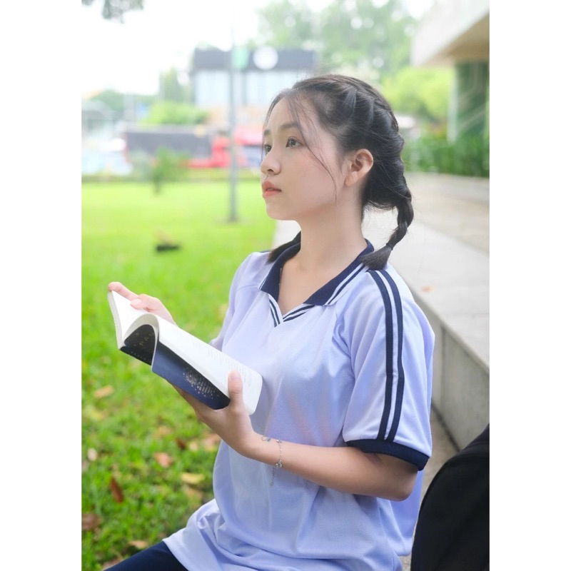 Áo Thun Thể Dục MÀU TRẮNG - Đồng phục thể dục Học Sinh Nam Nữ Các Cấp 1 2 3 Cotton Tập Thể Dục Sport