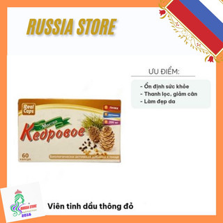 Tinh dầu thông cap cedar Nga 60 viên