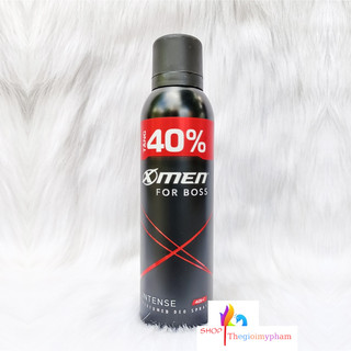 Xịt Xmen For Boss Intense 150ml + Lăn 50ml Hoặc Lăn 70ml