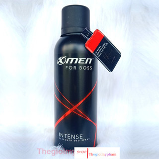 Xịt Xmen For Boss Intense 150ml + Lăn 50ml Hoặc Lăn 70ml