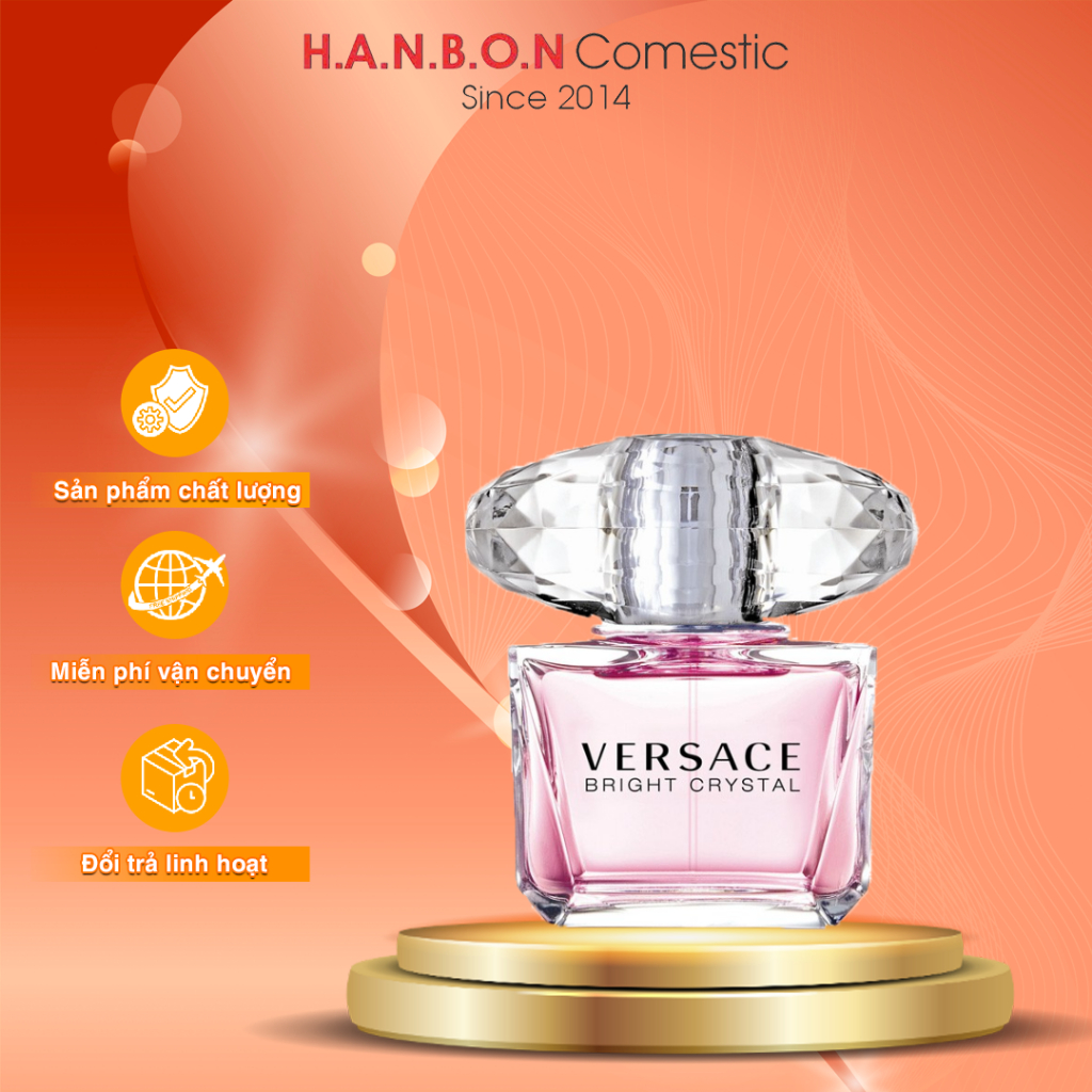 Nước Hoa Nữ Bright Crystal EDT Bright Crystal Absolute EDP Hương Nữ Tính, Quyến Rũ Hân Bon