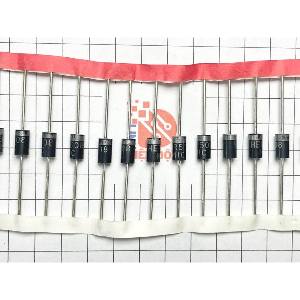 [Combo 10 chiếc] Diode chỉnh lưu HER508 DO-201AD 5A 1000V