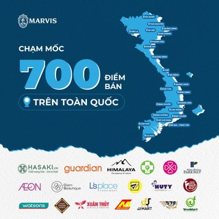 [Mua là có quà] Kem Đánh Răng MARVIS Whitening Mint 85ML
