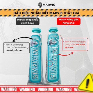 [Mua là có quà] Kem Đánh Răng MARVIS Whitening Mint 85ML
