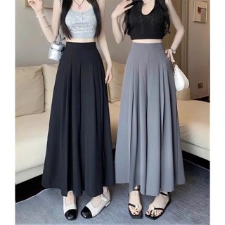 Quần ống rộng giả váy xếp ly (CÓ BIGSIZE 40 - 75KG)  dáng dài quần Vải Lưng Cao, chất mềm mịn mát,-TCS- mã 831