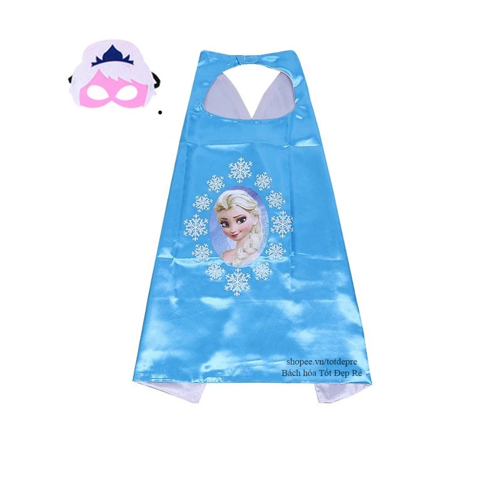 Choàng Elsa kèm mặt nạ