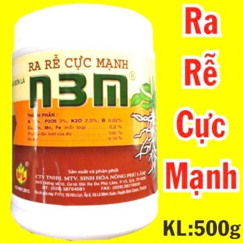 Phân bón N3M, Phân kích rễ - Kích mầm - Đâm Chồi cực Nhanh (Gói 20gr, lọ 100gr-500gr)