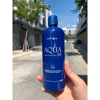 NƯỚC NGÂM LENS CHAI LỚN AQUA B5 360ML