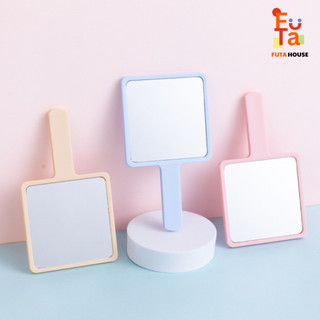 Gương cầm tay mini, gương trang điểm hình vuông