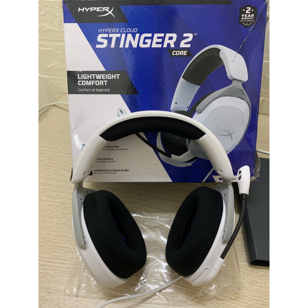 Tai nghe chụp tai Gaming Hyperx Cloud Stinger 2 Core - hàng cũ theo mô tả.