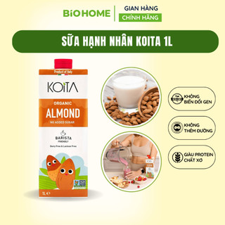 Sữa tươi hữu cơ vị hạnh nhân Koita - 1 Lit