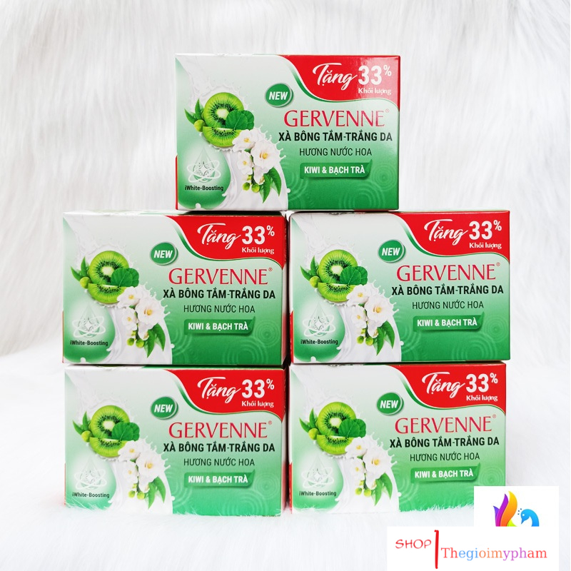 Combo 5 Cục Xà Bông Gervenne 120g (120gx5)