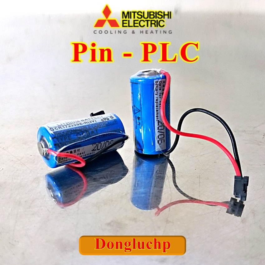 Pin nuôi nguồn PLC Mitsubishi Q6BAT lithium 3v 2/3A 1800mAh xuất xứ Nhật Bản