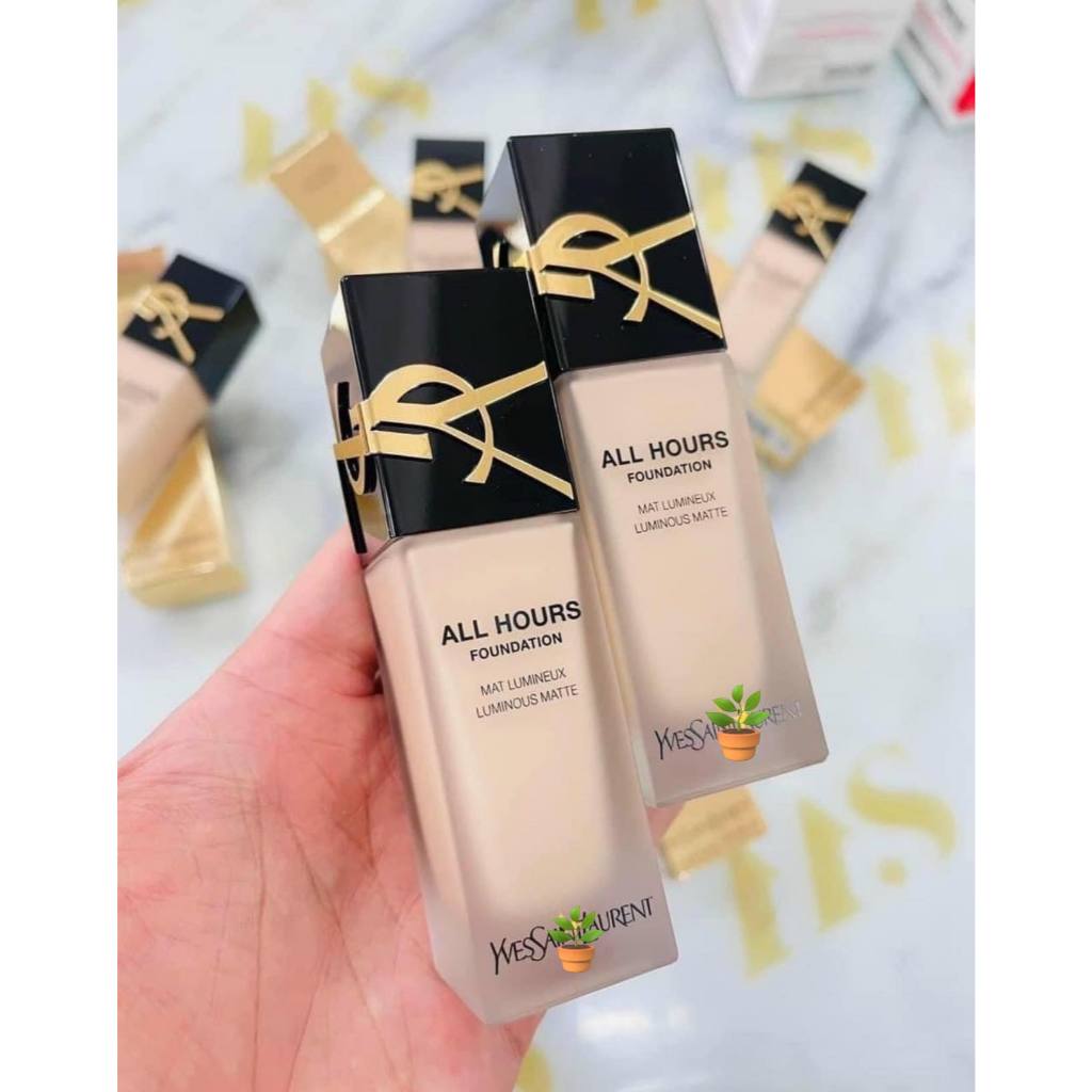 Kem nền Ysl All Hours Full Coverage Matte Foundation, Kem Nền YSL All Hours Foundation Full Cover Luminous Matte