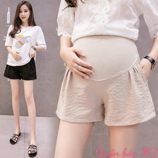Quần bầu SOOC ĐŨI siêu mát có chun điều chỉnh cho mẹ bầu mùa hè thoải mái SĐX