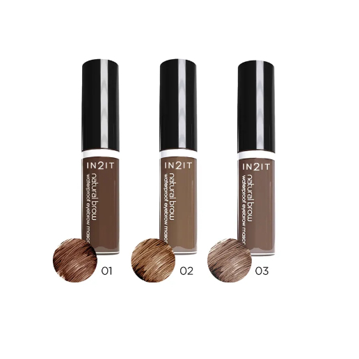 Mascara Kẻ Lông Mày IN2IT Natural Brow Waterproof Eyebrow Mascara 6g