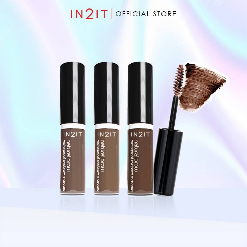 Mascara Kẻ Chân Mày IN2IT Natural Brow Waterproof Eyebrow Mascara 6g Thái Lan