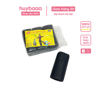 Siêu sale -3 cuộn túi rác đen tự tiêu an lành size 6310kg