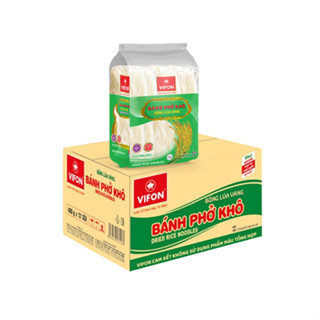Bánh Phở khô bông lúa vàng Vifon thùng 12 gói - 400gr/gói