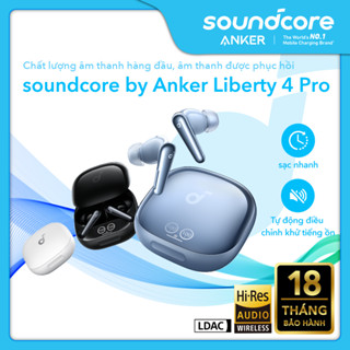 soundcore Liberty 4 Pro Tai nghe không dây chống ồn Anker Hi-Fi cấp độ phòng th A3954