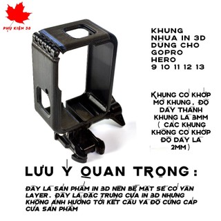 Khung GoPro 13,12,11,10,9,8,7,6,5,4 black & 4/5 session
