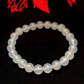  Vòng Tay Mã Não Bạch Nguyệt Quang 8 li bản Hạt Freesize Lador 