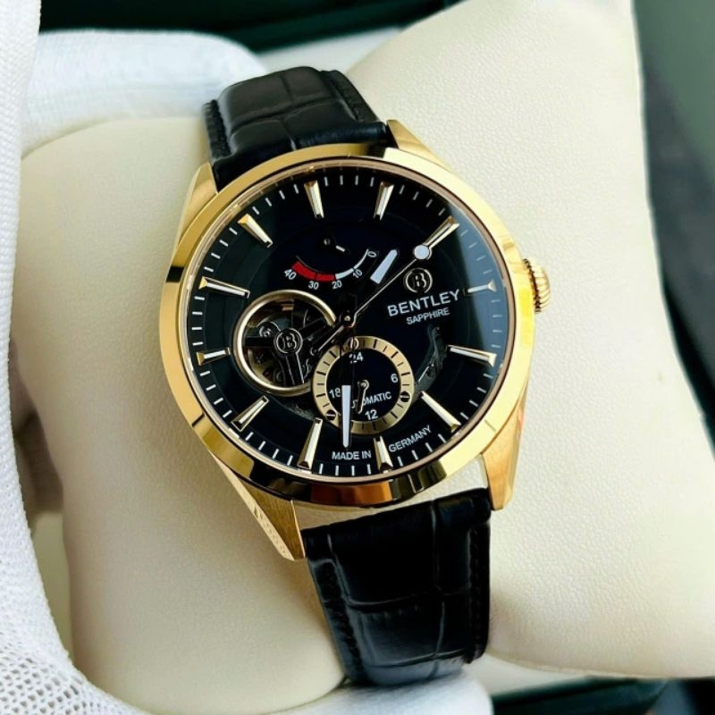 [Chính Hãng 100%] Đồng Hồ Bentley Chú Hề BL1831-15 (1831) Máy Cơ (Automatic) Kính Sapphiare Dây Da M