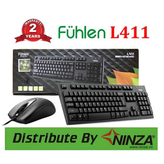 [ CHÍNH HÃNG ] Bộ phím chuột Fuhlen L411 + L102 BH 24 Tháng